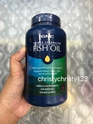 (大樽 120粒) ~GNC 3倍超級魚油 (GNC Triple Strength Fish Oil) ~到期日: 2027年 04月