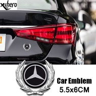 Car Window Sticker Metal Badge Bumper Emblem 3D Tail Decals Decor Exterior Accessories for Mercedes 