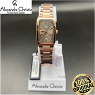 (Official Warranty) Alexandre Christie Stainless Steel Quartz Women Watch 2455LDBRGLG