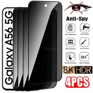 4Pcs Privacy Tempered Glass For Samsung Galaxy A56 5G A36 A26 A16 A17 AntI Peeping Screen Protector 
