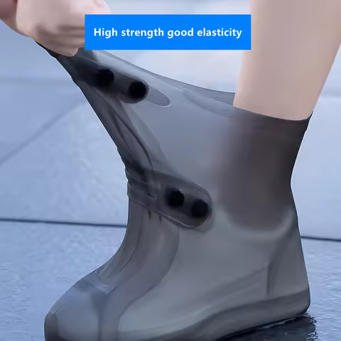 Rain Boot Covers Waterproof Anti Slip Shoe Cover Cubre Zapatos Para La Lluvia De Silicona Cubierta I