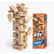 54pcs Wooden Stacking puzzle game toy Puzzle stacking game family board game toy