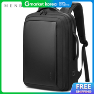 Mens Suit-Fit Classic Leather 15.6-Inch Backpack Business Square-Edged Bag Bng135A. Lifetime a /S