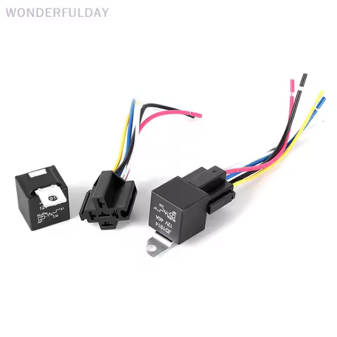 New Waterproof Automotive Relay 12V 5Pin 40A Car Relay 12V 5Pin With Relay Socket