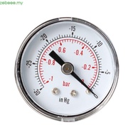 zebeee Comapct Vacuum Gauge Vacuum Pressure Gauge Manometer 1 8 BSPT Vacuum Gauge Meter