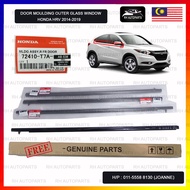 Honda HRV 2014-2019 Outer Door Moulding Honda Lining Rubber Outer Glass Window Getah Cermin Pintu