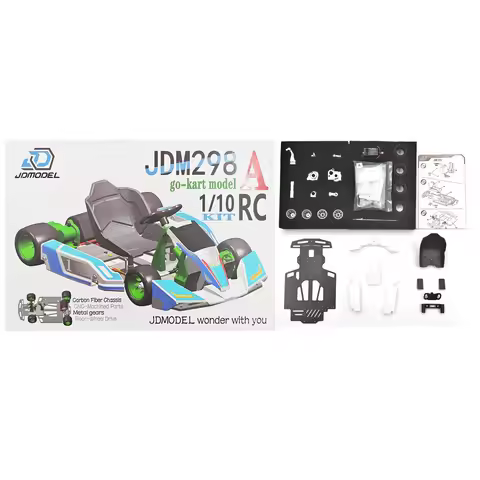 KIT JDM 298A 1/10 4x4 RC Go-Kart Unlimited DIY Model Vehicle Remote Control Electric Racing Car Moto