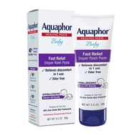 Aquaphor Baby Diaper Rash Paste - Fast Relief For Troublesome Diaper Rash and Flare-ups - 3.5 Oz. Tu