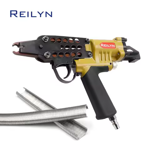 Pneumatic C-ring Nailer SC7E-I2 C-type Stapler SC760C-I2 Air Hog Ring Machine for Making Fence Bird 