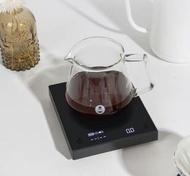 Timemore basic+ 最新款咖啡磅 咖啡秤 電子秤 計時功能, USB充電 Timing Coffee Scale 泰魔 黑鏡 Timemore Black mirror