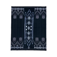 Sarung Hitam Polos Merk HDS Motif Wadimor Bali / Sarung Polos Hitam Pria Dewasa / Sarung Polos Hitam