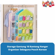 Storage Gantung 16 Kantong Hanger Organizer Sebaguna Pouch Korean