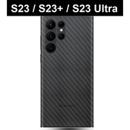 Samsung Galaxy S23 Ultra / S23 Plus / S23+ / S23 Matte Carbon Fibre Back Screen Protector