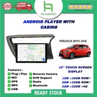 [Free Reverse Camera] 2018 All-New Perodua Myvi Fultron 10" Car Android T3L Player IPS Plug And Play