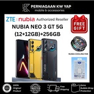 (READY STOCK) ZTE NUBIA NEO 3 GT 5G (12+12GB)+256GB 1 YEAR WARRANTY BY NUBIA MALAYSIA