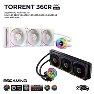 ESGAMING 360 AIO Liquid Cooler ARGB CPU AIO Cooler 5V 3PIN CPU Heatsink Cooler For Intel AMD