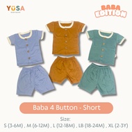 YUSA - Baba K4 Short Baby Kids Suit POLOS SML LB XL Baby Clothes Set