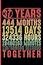 37th Wedding Anniversary Notebook: Funny 37th Wedding Anniversary Journal for Couples Married 37 Yea