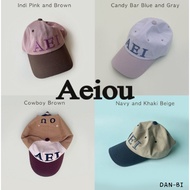 [AEIOU] Aeiou Logo Lettering Cap 11 Colors / 100% Authentic KR product / recommend emotional design 