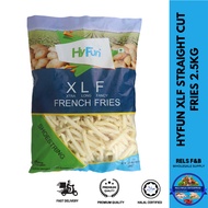 HYFUN XLF STRAIGHT CUT FRIES 2.5KG