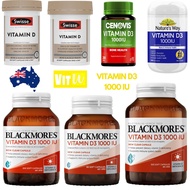 Blackmores Vitamin D3 1000IU 200 capsules 60 capsules 300 caps | Swisse Vitamin D 1000IU 60/250/400 