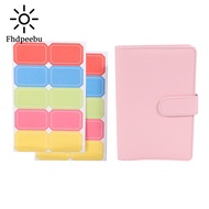 14 Binder Bags A6 with Leather Binder Cover 6 Rings Budget Binder with Cash Envelope Money Saving Bi