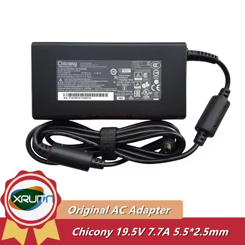 Chicony 19.5V 7.7A 150W A17-150P2A A150A021P AC Adapter Charger For GIGABYTE G5 MD MD-51US123SH P15 