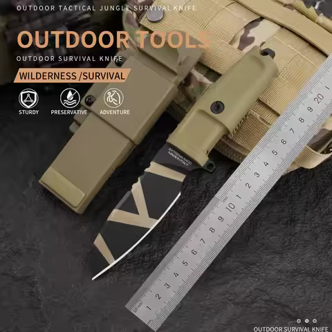 New EXTREMA RATIO- Outdoor straight knife, tactical style knife, hiking knife, sharp EDC knife. Belt