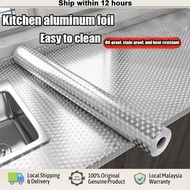 Kitchen Oil-Proof Sticker Fireproof and Heat-Resistant Aluminum Foil Wallpaper/Aluminum Foil Waterpr