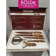 BOLDE Super Knives PISAU SET BOLDE Marbella 6 set Pisau Set BOLDE