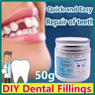 【HEXA SHOP】50g Tooth Repair Kit Teeth Restoration Temporary  Resin False Teeth Solid Glue DIY Tempor