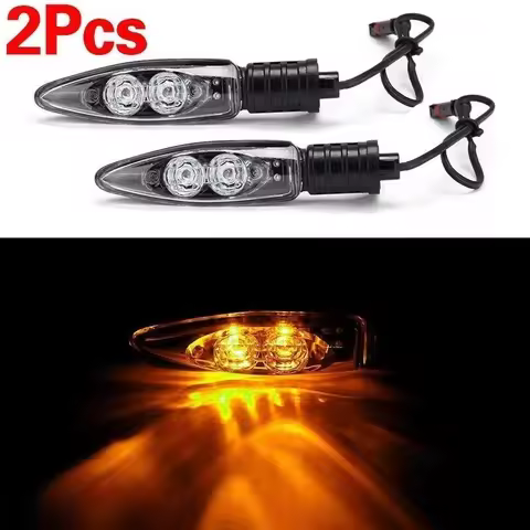 Front Rear LED Turn Signal Indicator Light Blinker For BMW R1200GS F800GS S1000RR F800R HP2 Sport K1