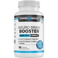 Neuro Brain Booster Supplement 60 Count Capsule - Brain Supplement - Focus Supplement - Nootropic Br