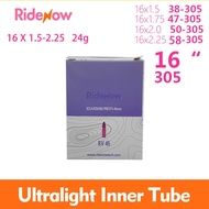 RideNow TPU Bike Inner Tube 16”18” BMX Bicycle Tire 45mm French Valve MTB Bike 16 18x1.5 1.75 1.9 2.