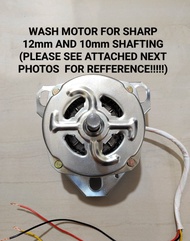 Wash motor for sharp,sharp wash motor 12mm,xd 170 wash motor sharp 2016,wash motor washing machine/w