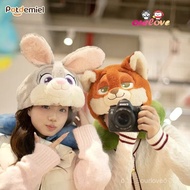 Disney Genuine potdemiel Honey Pot Adzuki Bean U-Shaped Pillow Cute Nick U-Shaped Pillow Travel Hood