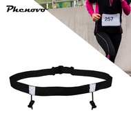 [Phenovo] Triathlon Running Belt, Running Belt, Soft Running Belt, Bib Holder, Running