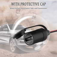 LST10FT/3M 12V 24V Alligat Battery Clamp to  Lighter Female Socket Extension Cd f Car Inverter Clean