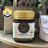 Wilderness Valley New Zealand Manuka Honey, UMF 15+, 250g, Exp Date: 2025, Glyphosate Free
