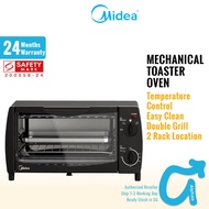 Midea 10L Mechanical Toaster Oven Black,MEO-10BDW-BK