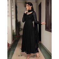 Beautiful Women Fox Georgette Long Gown with dupatta