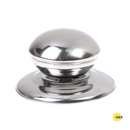 H&X 2pcs/set Stainless Steel Replaceable Cover Button Pan Pot Glass Lid Cover Handle null