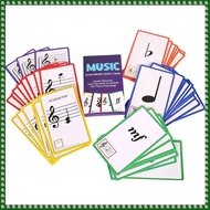 (CEUO) Music Flash Cards Colored Copper Plate Paper Piano Color Coded Flash Cards Piano Chords Flash