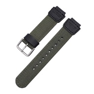 Replacement Casio Strap GA110 GA400 GA700 GA2100 DW5600 Black Nylon Canvas Strap