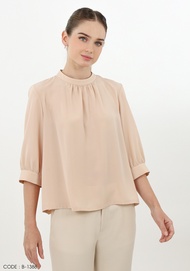 VERONIQA Blouse VE-B1388 พีชสกิน แขนยาว IGPU25-8