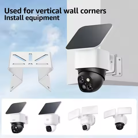 Outside Wall Corner Mount Metal Bracket Security Sturdy Stainless Steel Wide Angle Bracket Multifunc