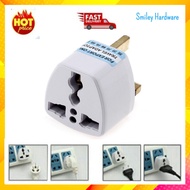 Universal 3 Pin Plug Adaptor 2 Pin US EU Multi Pin To 3 Pin UK