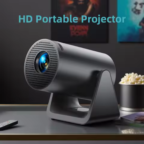 Wimius L1 Mini Projector 1080P Support 300 ANSI Android 11 Wifi Bluetooth Projector Auto Keystone Ho