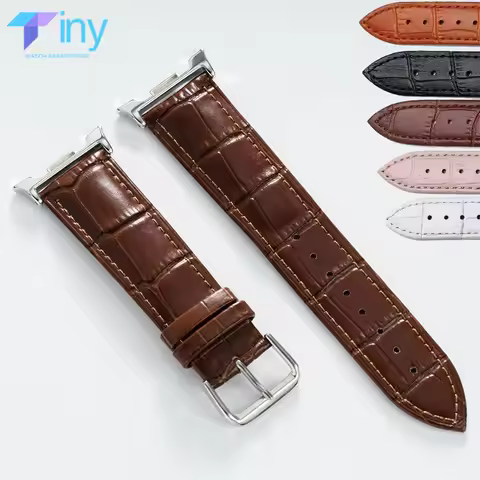 Leather Strap for Samsung Galaxy Watch 8 40mm 44mm Bracelet Correas for Samsung Galaxy Watch 8 Class