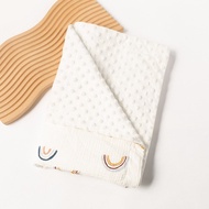 [High-end blanket] ผ้าห่มทารกผ้าห่มเด็กแรกเกิดผ้าฝ้ายมัสลินผ้าห่มผ้าตาข่ายผ้าฝ้ายนุ่มพิเศษสีรุ้งผ้ามัสลินที่ห่อ